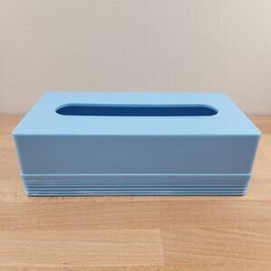 Vintage Rubbermaid Baby Blue Plastic Tissue Box Cover